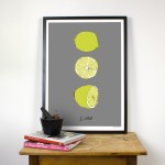 Grey Lime Giclee Print